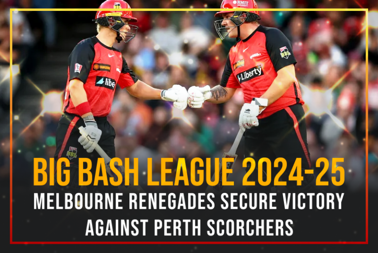 Big Bash League 2024-25: Melbourne Renegades Secure Victory Against Perth Scorchers